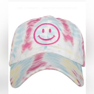 Smiley Face Katy Did Tie-Dye Trucker Hat